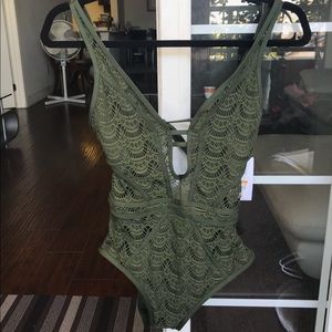 Becca Crochet Swimsuit (L)